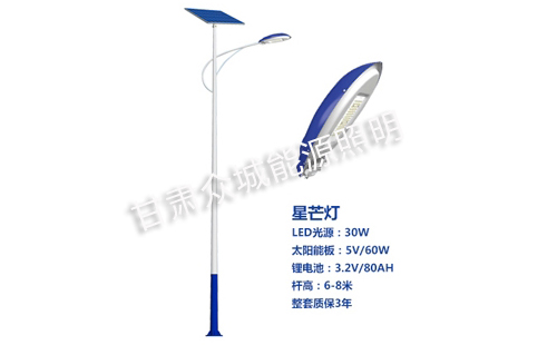 昌都太阳能路灯核心技术参数解读